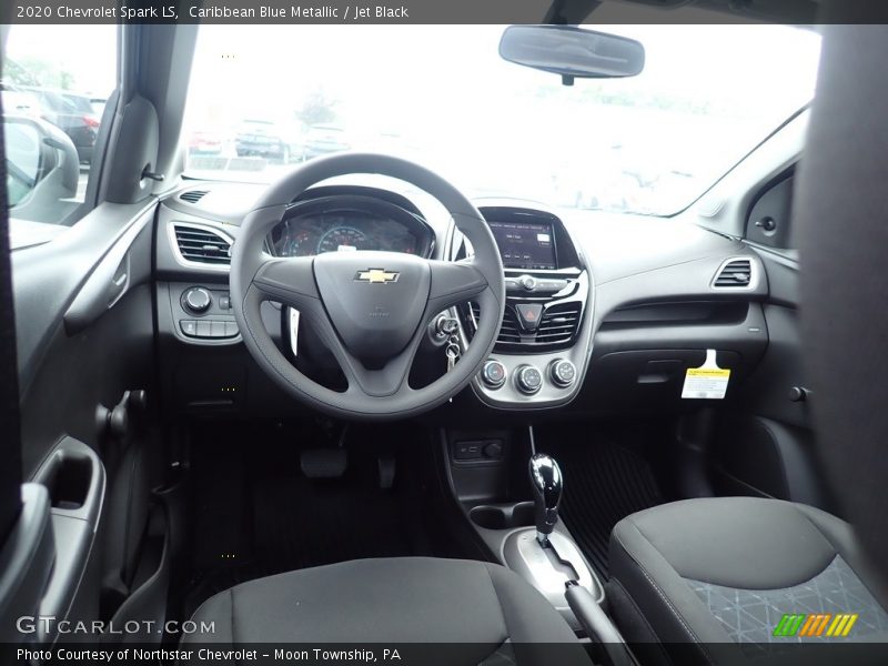 Caribbean Blue Metallic / Jet Black 2020 Chevrolet Spark LS