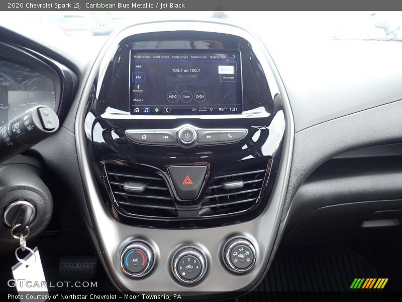 Caribbean Blue Metallic / Jet Black 2020 Chevrolet Spark LS