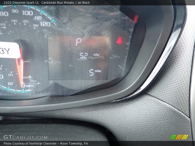 Caribbean Blue Metallic / Jet Black 2020 Chevrolet Spark LS