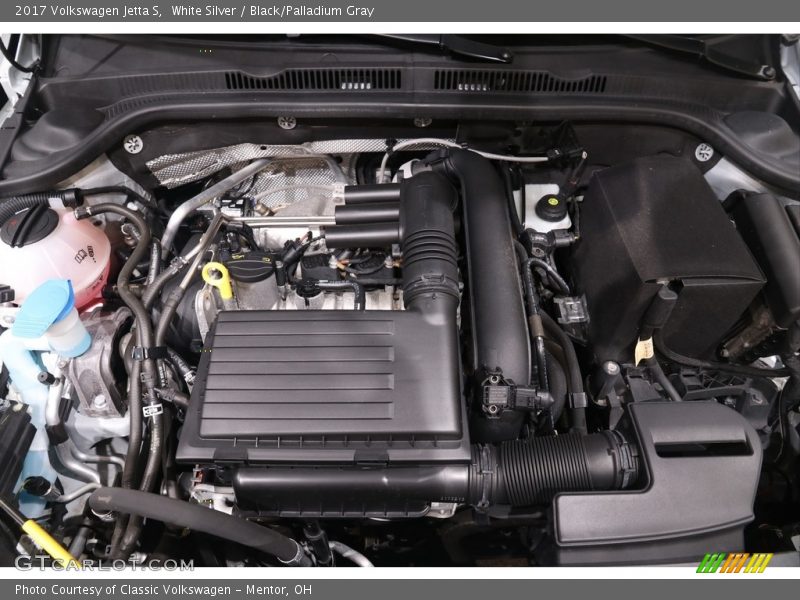 White Silver / Black/Palladium Gray 2017 Volkswagen Jetta S