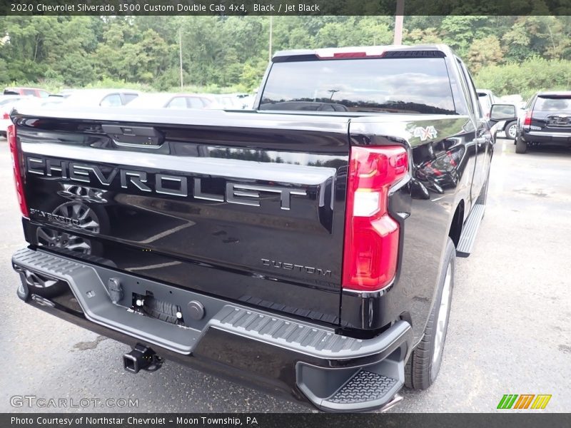 Black / Jet Black 2020 Chevrolet Silverado 1500 Custom Double Cab 4x4