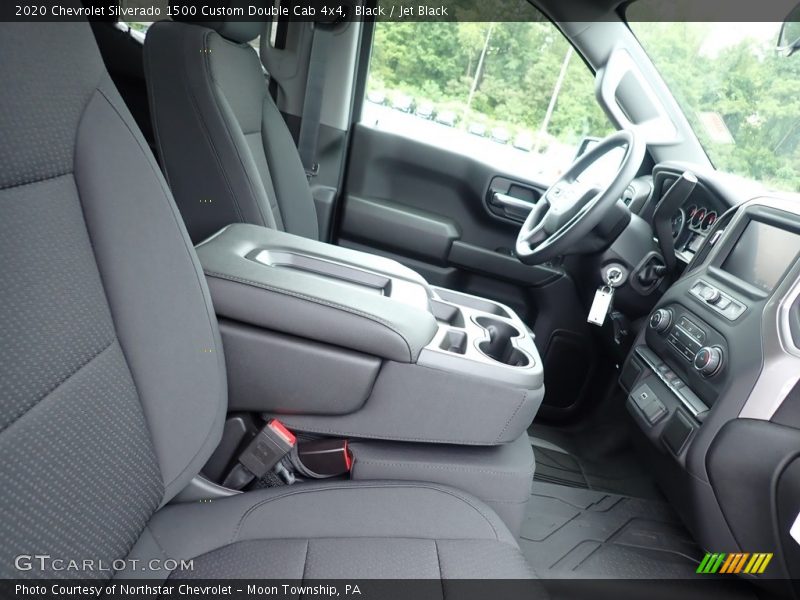Black / Jet Black 2020 Chevrolet Silverado 1500 Custom Double Cab 4x4
