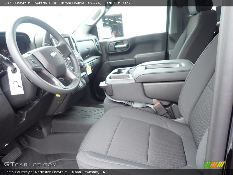 Black / Jet Black 2020 Chevrolet Silverado 1500 Custom Double Cab 4x4