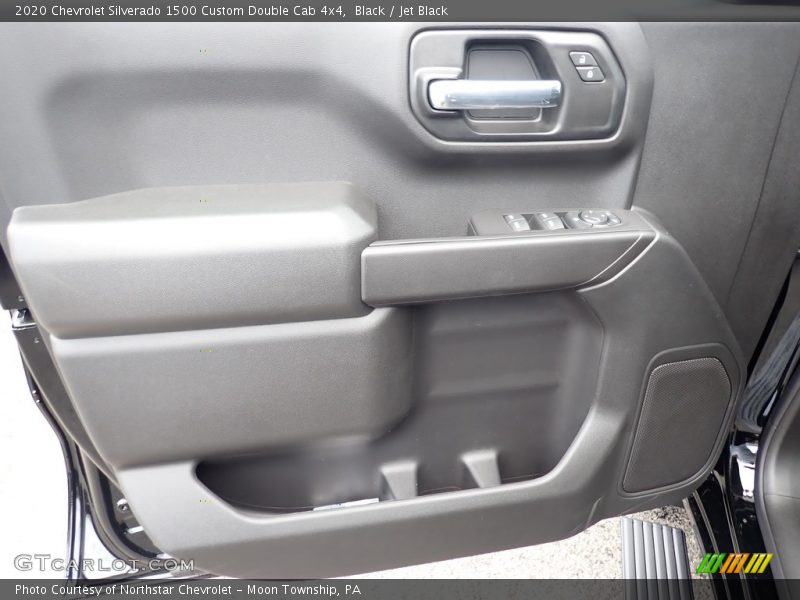 Black / Jet Black 2020 Chevrolet Silverado 1500 Custom Double Cab 4x4
