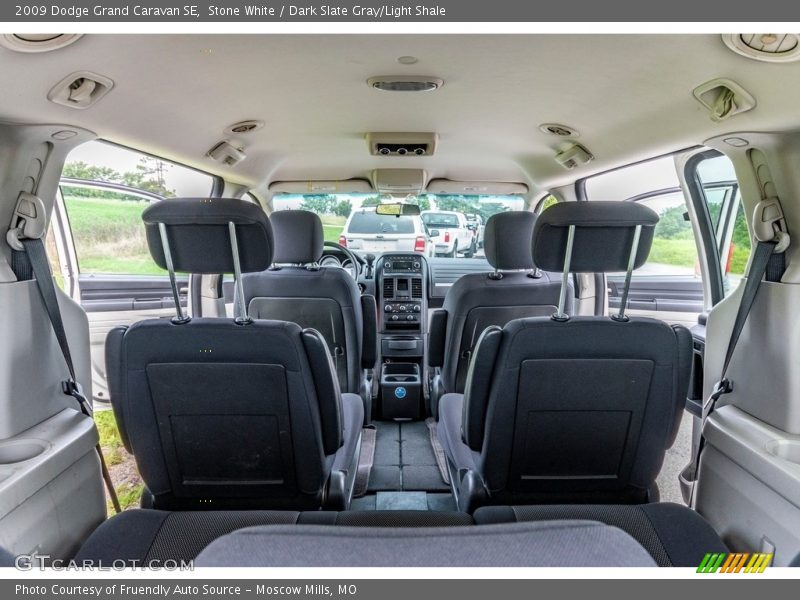 Stone White / Dark Slate Gray/Light Shale 2009 Dodge Grand Caravan SE