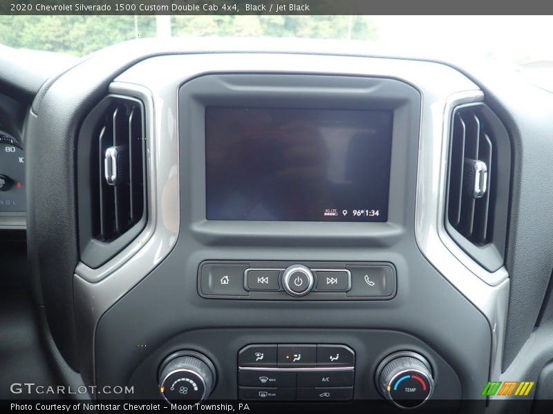 Black / Jet Black 2020 Chevrolet Silverado 1500 Custom Double Cab 4x4