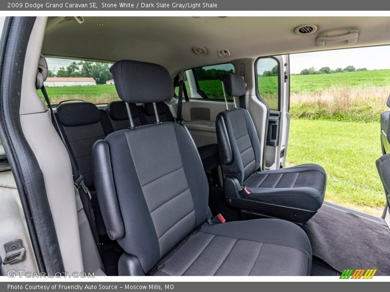 Stone White / Dark Slate Gray/Light Shale 2009 Dodge Grand Caravan SE