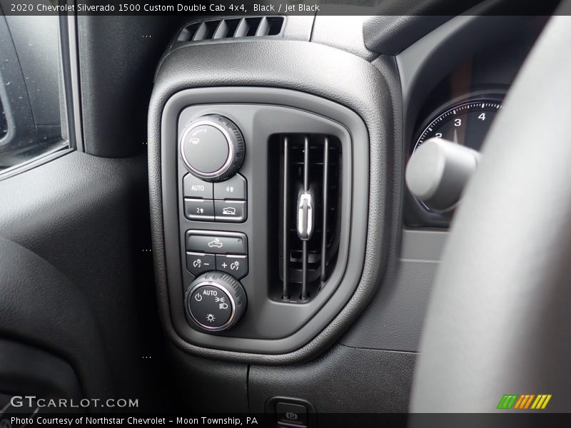 Black / Jet Black 2020 Chevrolet Silverado 1500 Custom Double Cab 4x4