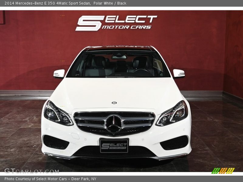Polar White / Black 2014 Mercedes-Benz E 350 4Matic Sport Sedan