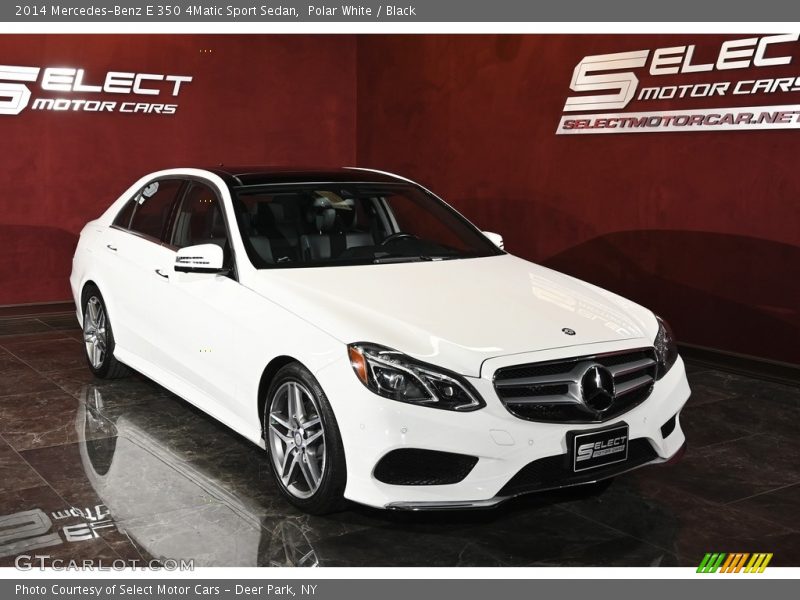 Polar White / Black 2014 Mercedes-Benz E 350 4Matic Sport Sedan