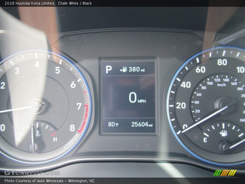 Chalk White / Black 2018 Hyundai Kona Limited