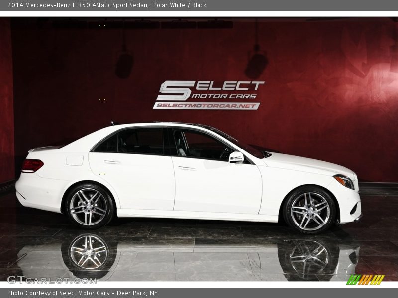 Polar White / Black 2014 Mercedes-Benz E 350 4Matic Sport Sedan