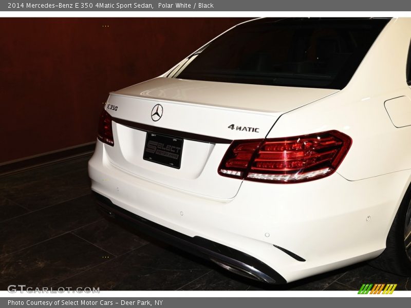 Polar White / Black 2014 Mercedes-Benz E 350 4Matic Sport Sedan
