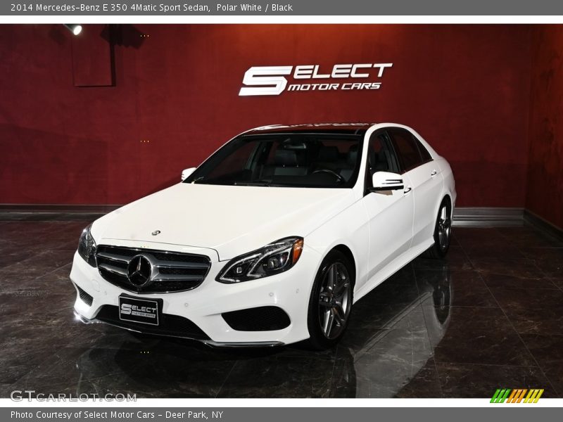 Polar White / Black 2014 Mercedes-Benz E 350 4Matic Sport Sedan