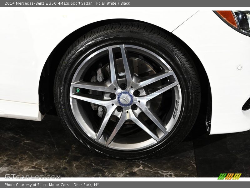 Polar White / Black 2014 Mercedes-Benz E 350 4Matic Sport Sedan