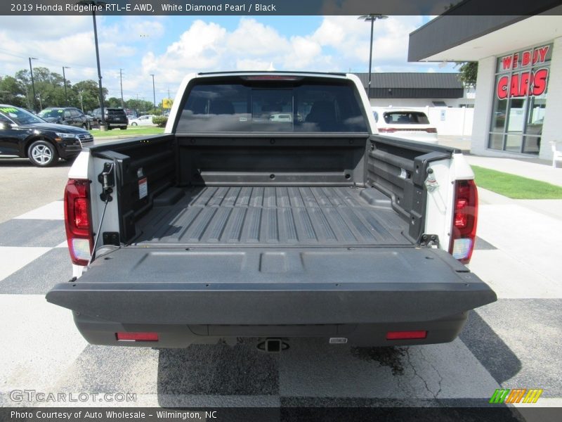 White Diamond Pearl / Black 2019 Honda Ridgeline RTL-E AWD