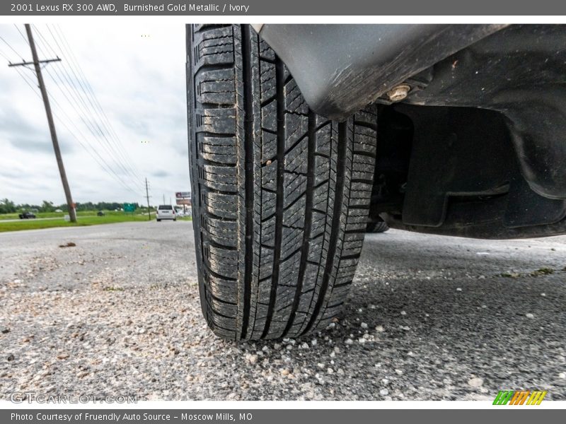 Burnished Gold Metallic / Ivory 2001 Lexus RX 300 AWD