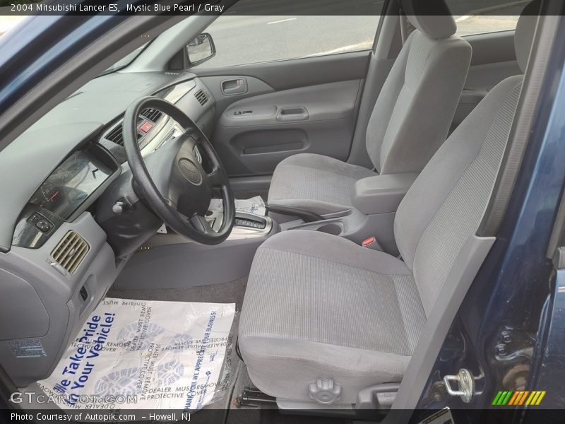 Mystic Blue Pearl / Gray 2004 Mitsubishi Lancer ES