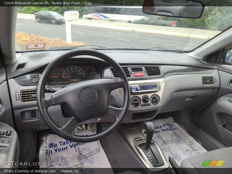 Mystic Blue Pearl / Gray 2004 Mitsubishi Lancer ES