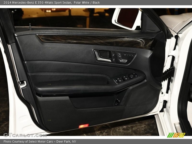 Polar White / Black 2014 Mercedes-Benz E 350 4Matic Sport Sedan