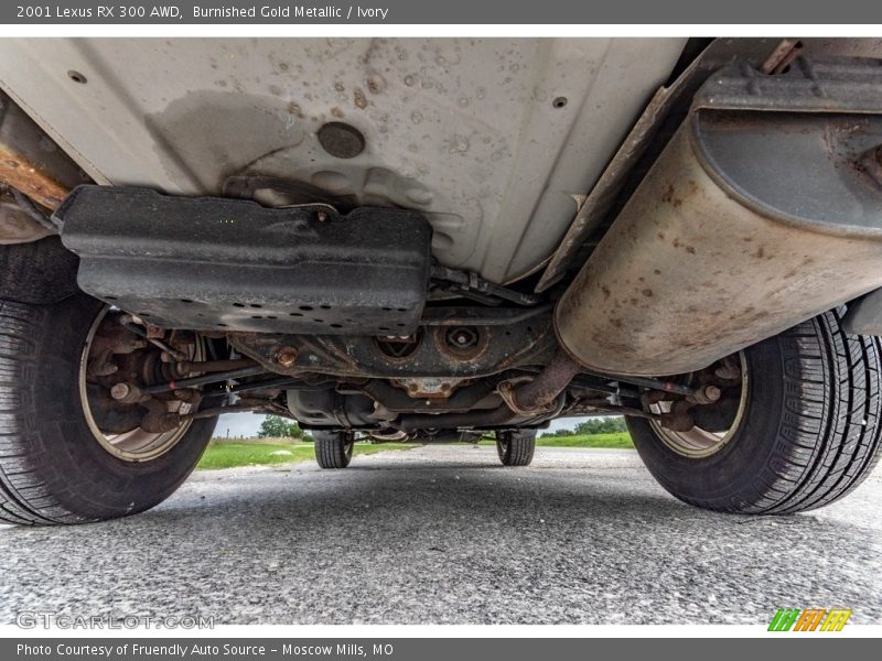 Burnished Gold Metallic / Ivory 2001 Lexus RX 300 AWD