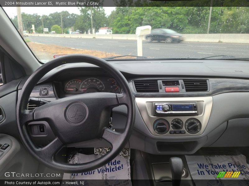 Mystic Blue Pearl / Gray 2004 Mitsubishi Lancer ES