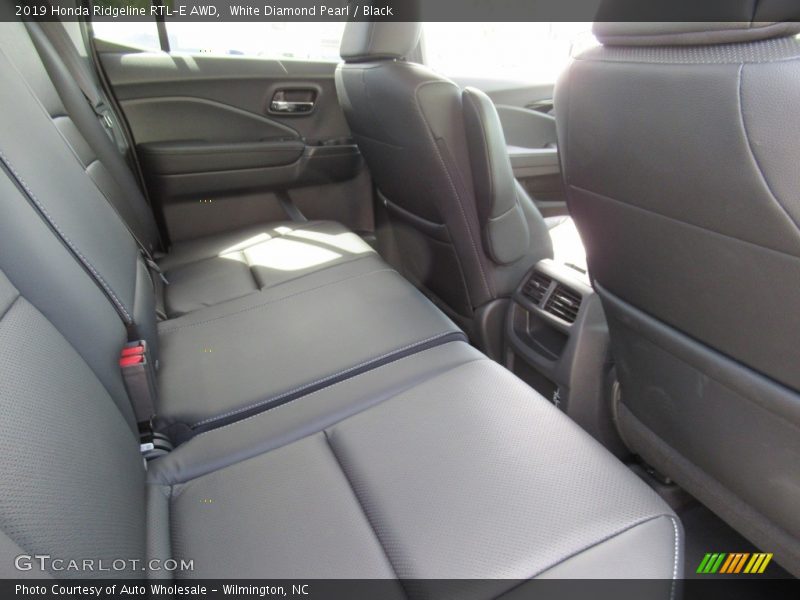 White Diamond Pearl / Black 2019 Honda Ridgeline RTL-E AWD