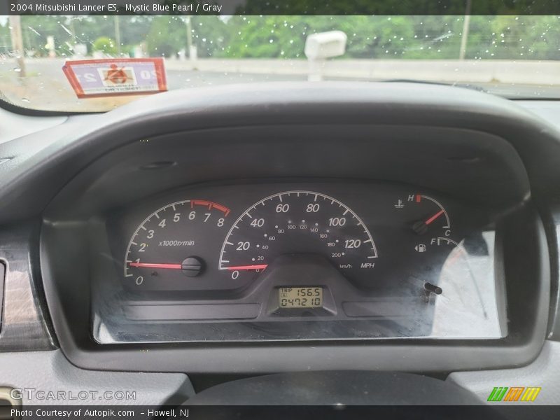 Mystic Blue Pearl / Gray 2004 Mitsubishi Lancer ES