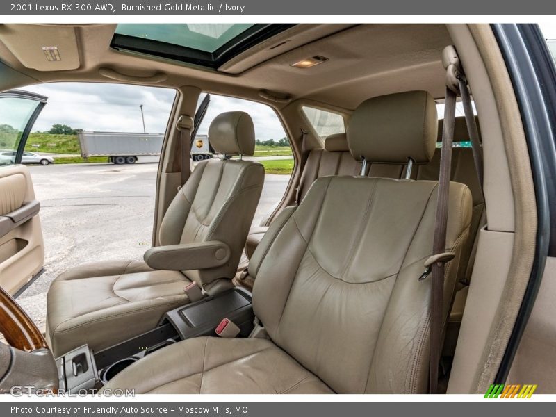 Burnished Gold Metallic / Ivory 2001 Lexus RX 300 AWD