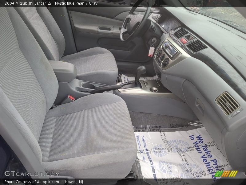 Mystic Blue Pearl / Gray 2004 Mitsubishi Lancer ES
