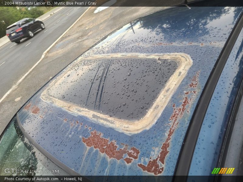 Mystic Blue Pearl / Gray 2004 Mitsubishi Lancer ES