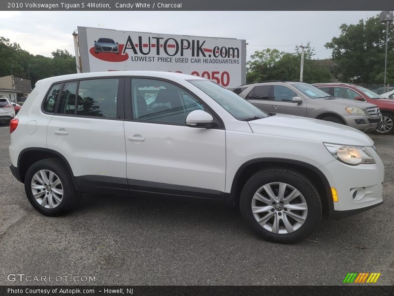 Candy White / Charcoal 2010 Volkswagen Tiguan S 4Motion