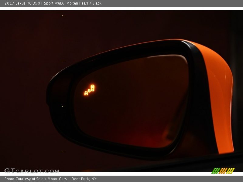 Molten Pearl / Black 2017 Lexus RC 350 F Sport AWD