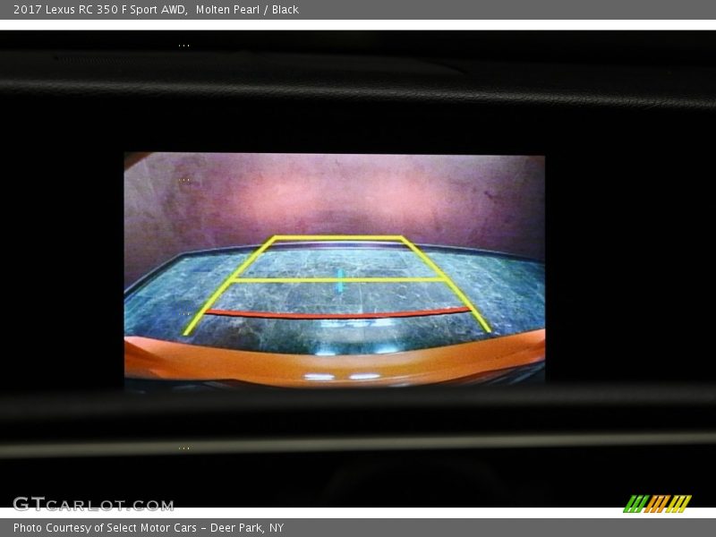Molten Pearl / Black 2017 Lexus RC 350 F Sport AWD