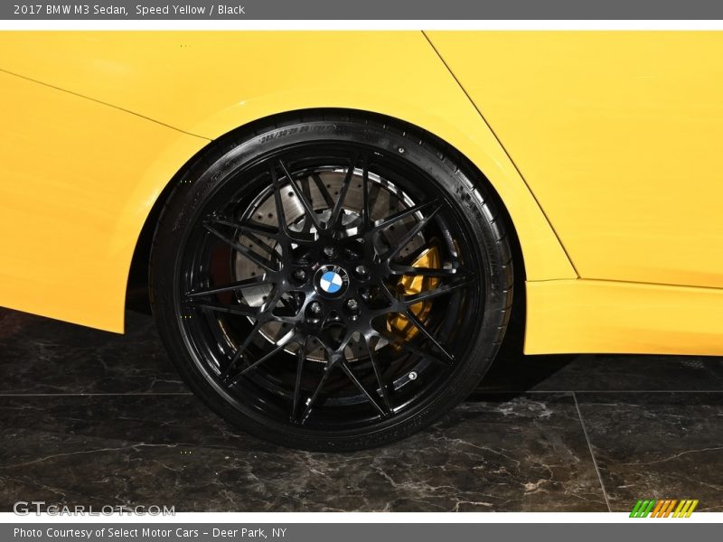 Speed Yellow / Black 2017 BMW M3 Sedan