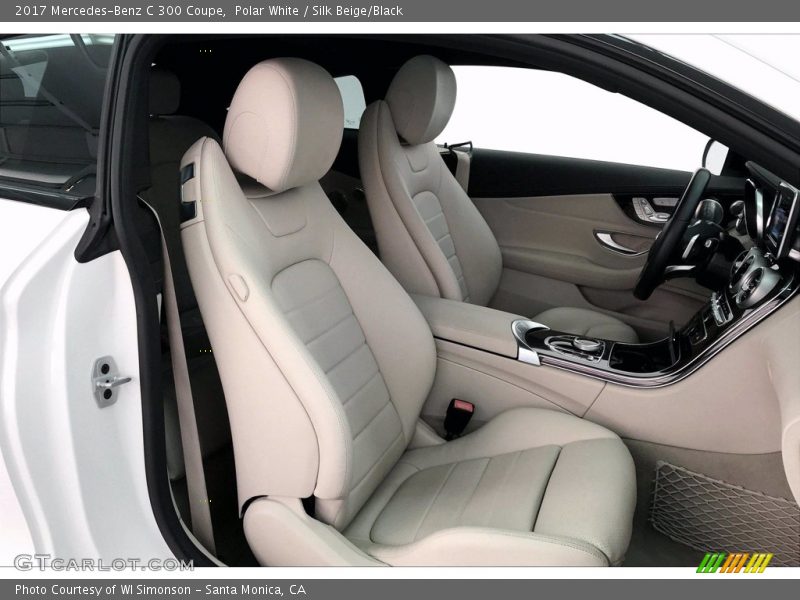 Polar White / Silk Beige/Black 2017 Mercedes-Benz C 300 Coupe