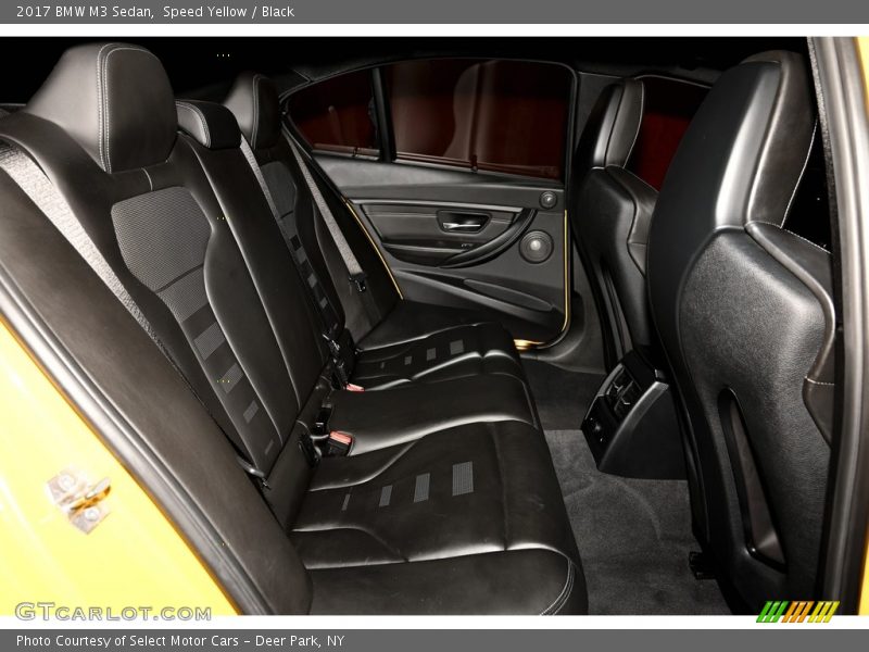 Speed Yellow / Black 2017 BMW M3 Sedan