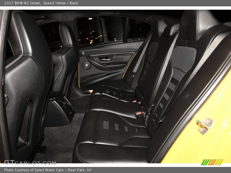 Speed Yellow / Black 2017 BMW M3 Sedan
