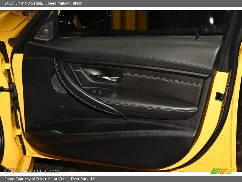 Speed Yellow / Black 2017 BMW M3 Sedan