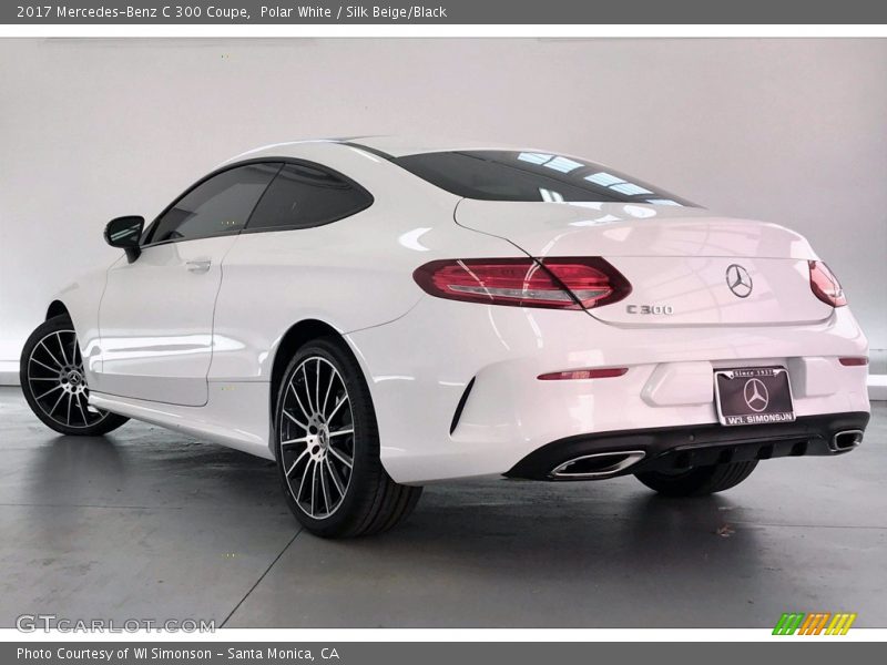 Polar White / Silk Beige/Black 2017 Mercedes-Benz C 300 Coupe