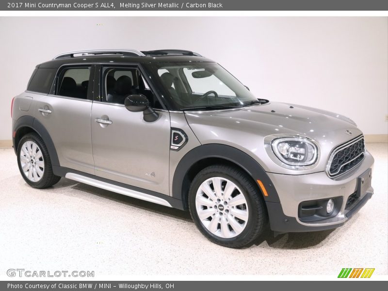 Melting Silver Metallic / Carbon Black 2017 Mini Countryman Cooper S ALL4