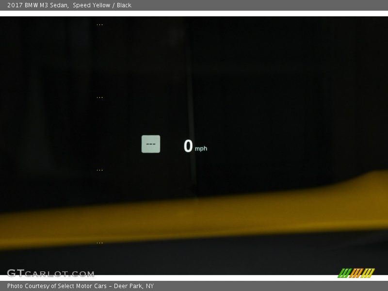 Speed Yellow / Black 2017 BMW M3 Sedan