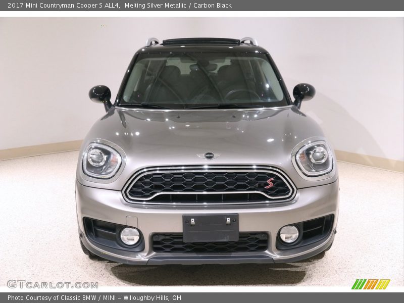 Melting Silver Metallic / Carbon Black 2017 Mini Countryman Cooper S ALL4