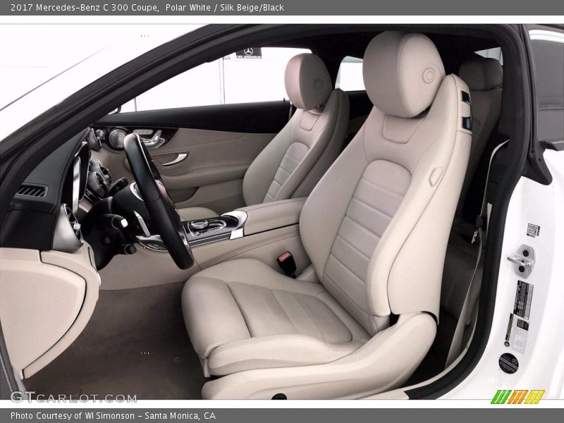 Polar White / Silk Beige/Black 2017 Mercedes-Benz C 300 Coupe