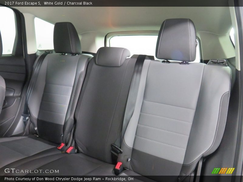 White Gold / Charcoal Black 2017 Ford Escape S