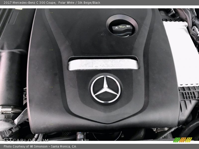 Polar White / Silk Beige/Black 2017 Mercedes-Benz C 300 Coupe