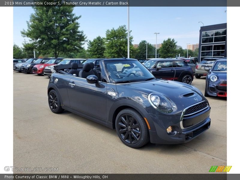Thunder Grey Metallic / Carbon Black 2019 Mini Convertible Cooper S