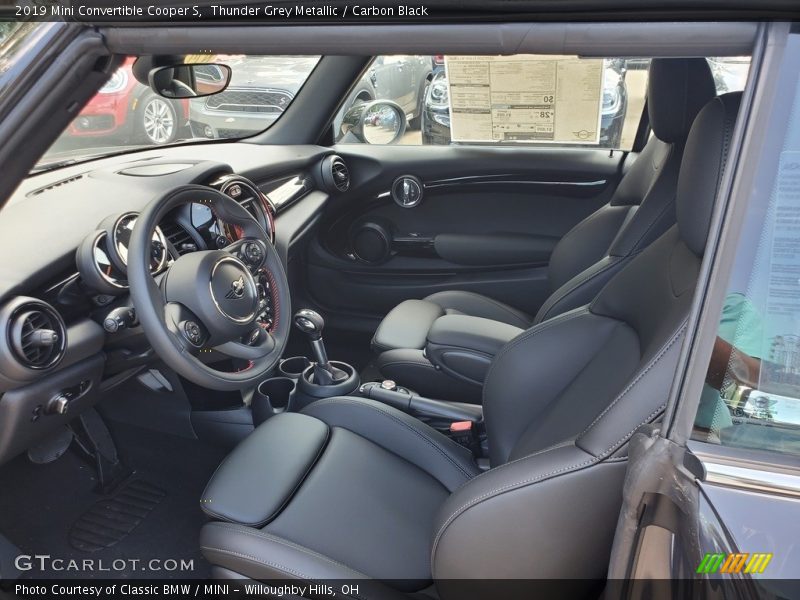 Thunder Grey Metallic / Carbon Black 2019 Mini Convertible Cooper S