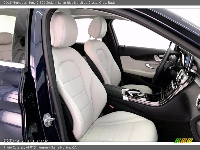 Lunar Blue Metallic / Crystal Grey/Black 2016 Mercedes-Benz C 300 Sedan