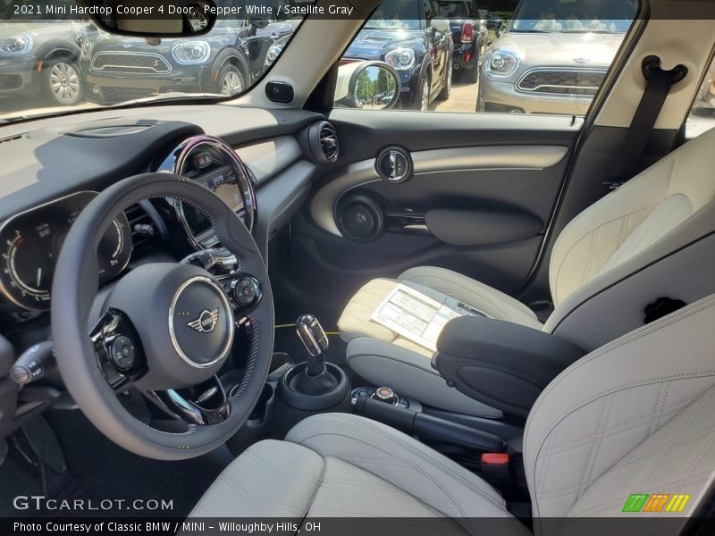  2021 Hardtop Cooper 4 Door Satellite Gray Interior